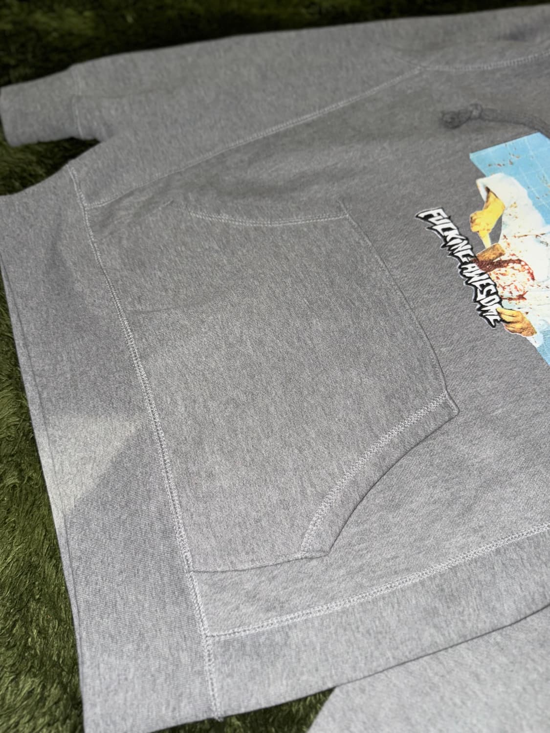 [S] Fucking Awesome 퍼킹어썸 셰프 후디 멜란지 그레이 상품이미지5