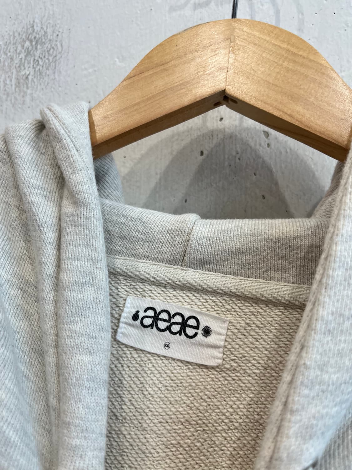 aeae 에이이에이이 웹 로고 루즈핏 후드티 상품이미지4