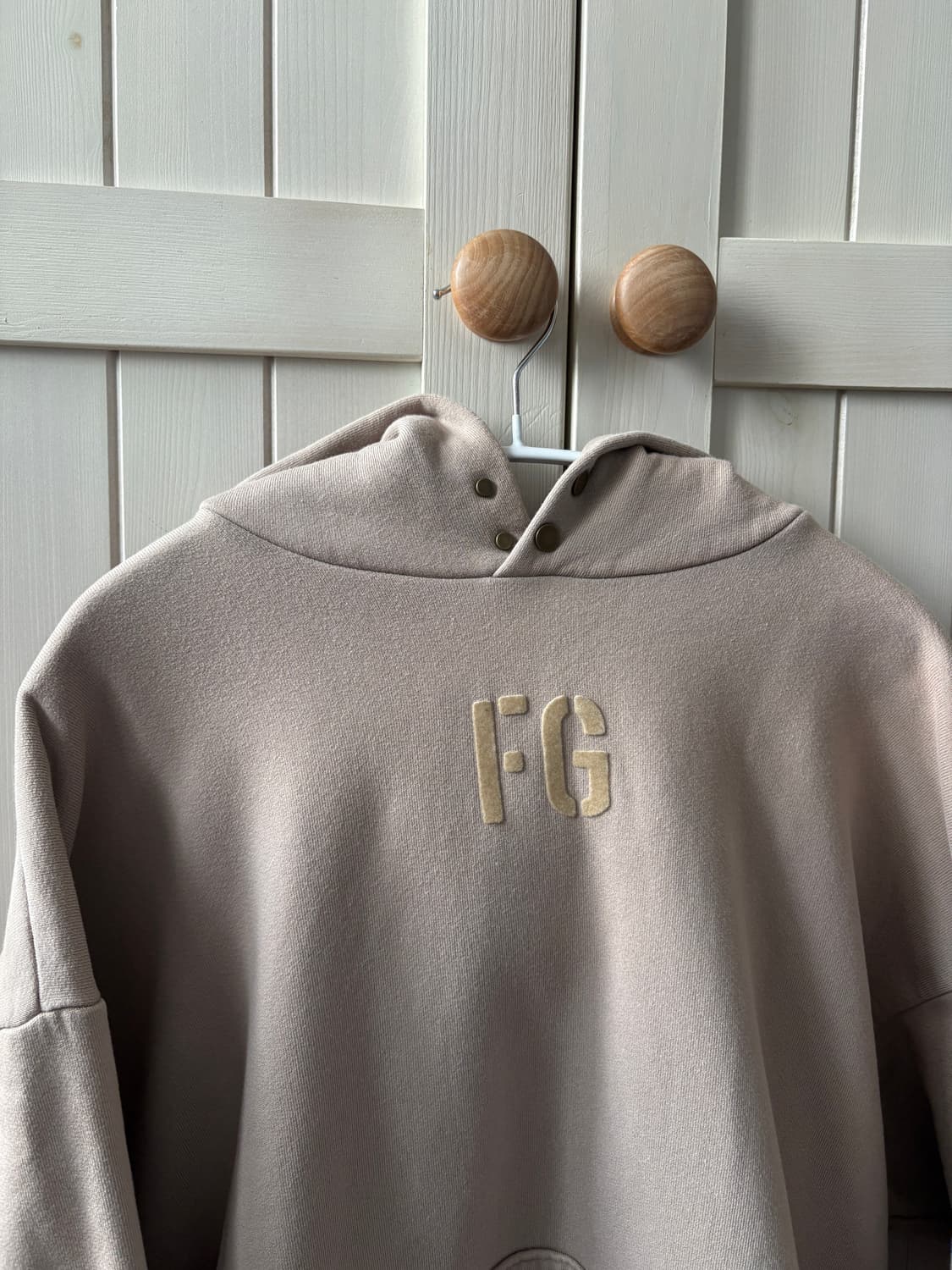 피어오브 갓 스냅 후드 베이지 s 사이즈 상품이미지2