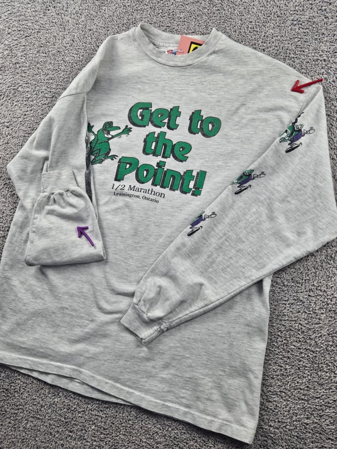 90's USA HANES 싱글스티치 롱슬리브 ( L ) / 11138 상품이미지4