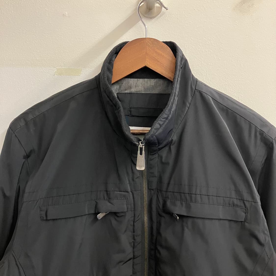 N162 ck 캘빈클라인 나일론 바이커 자켓 상품이미지2