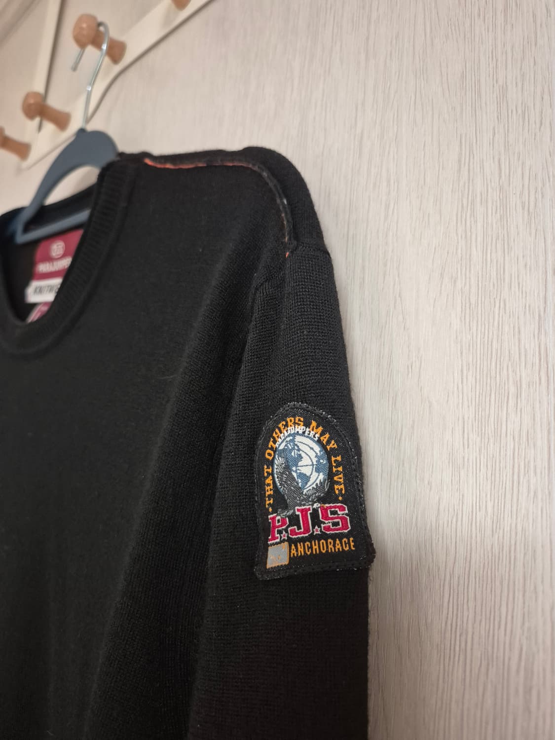 파라점퍼스 메리노울 니트 블랙 L 상품이미지3