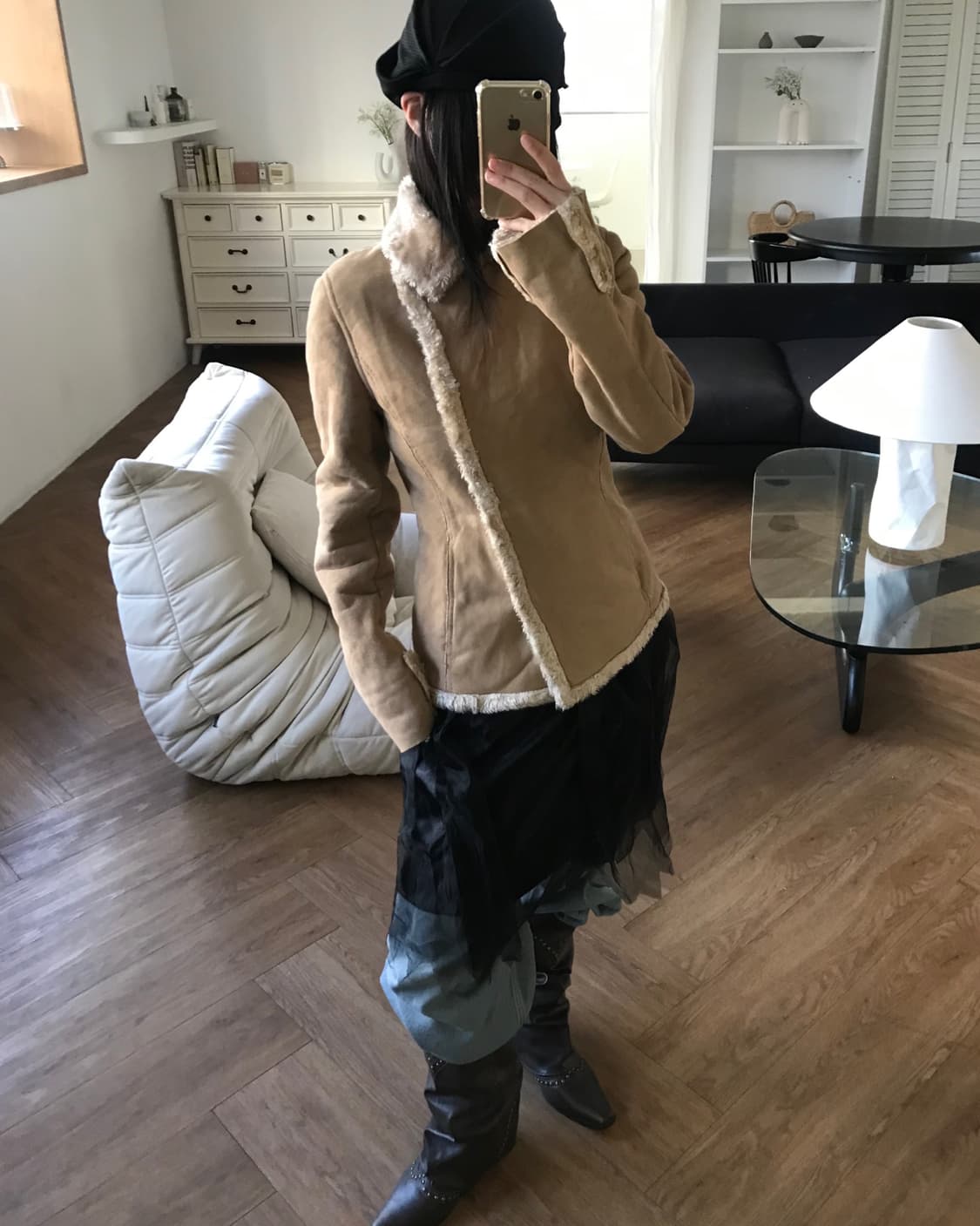 vintage sheer skirt 상품이미지6