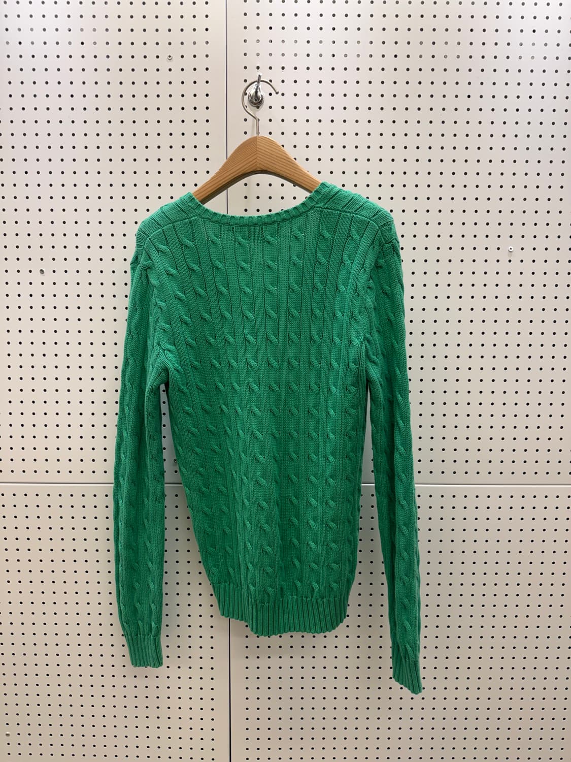 폴로 랄프로렌 핑크 포니 브이넥 케이블 니트 U1326 상품이미지3