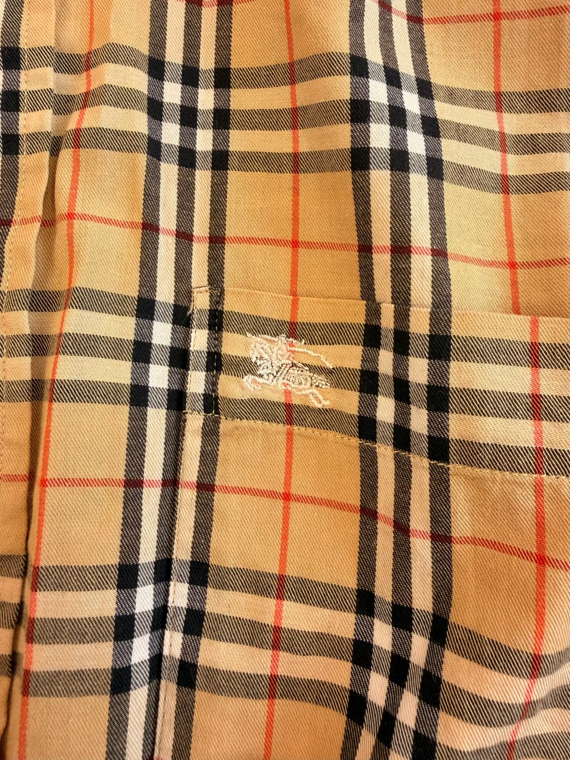 버버리 체크 셔츠 상품이미지5