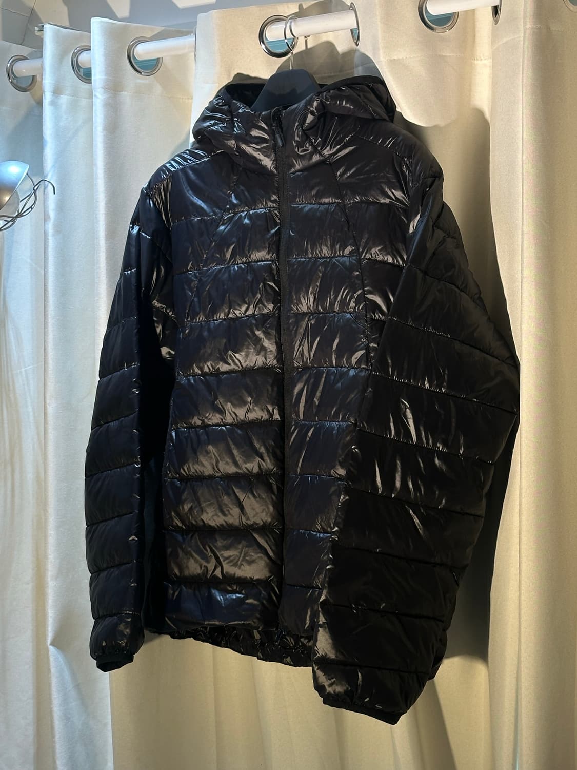 후아유 _ 라이트 후디 자켓 블랙 XL 상품이미지2