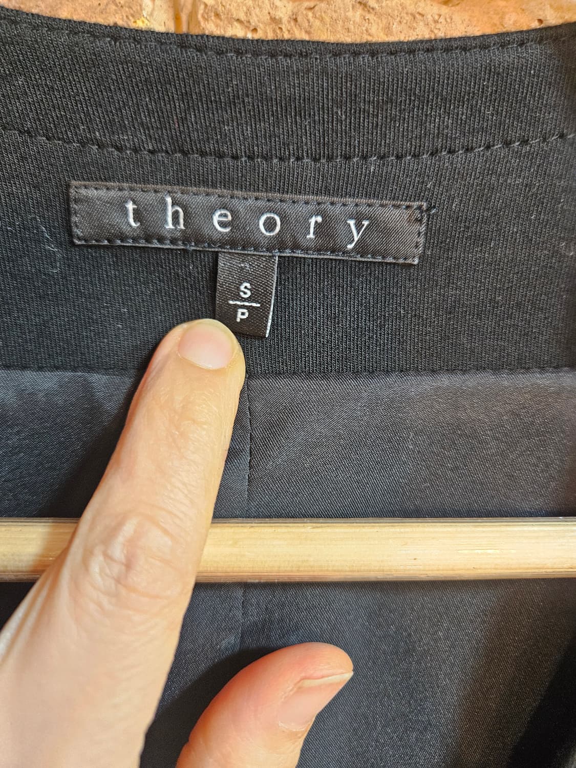 띠어리 Theory 여성 블랙 자켓 S (가죽소매 포인트) 상품이미지4