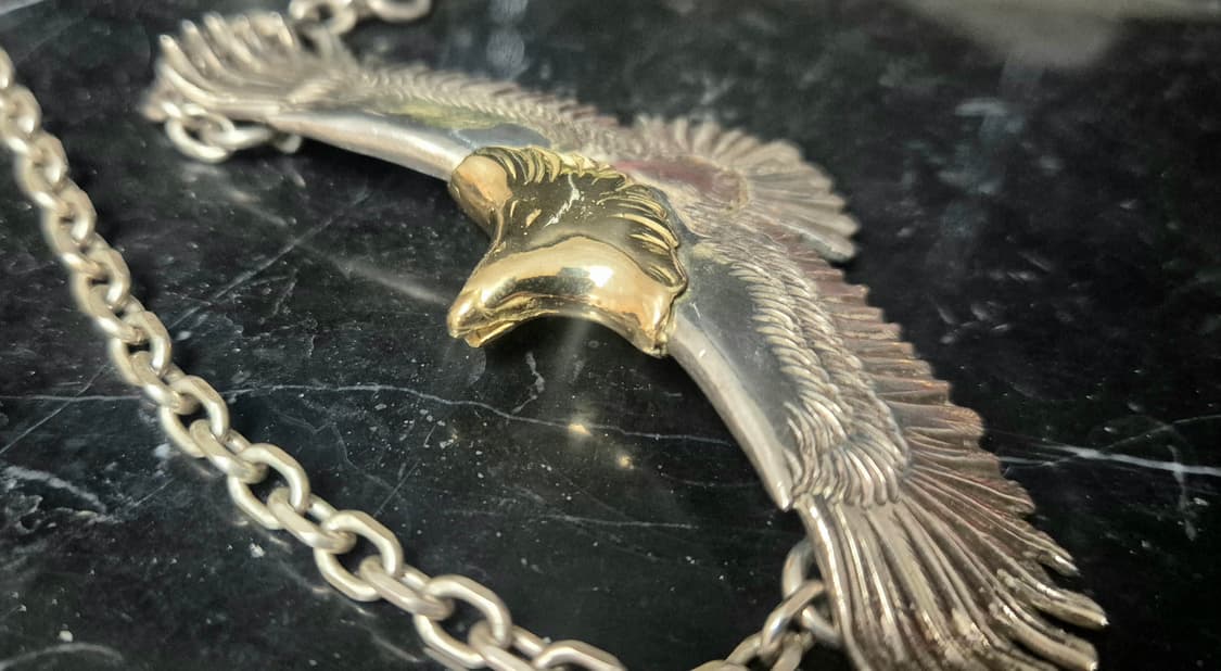 고로스 GORO'S 18K 독수리 이글 팬던트 목걸이 상품이미지3