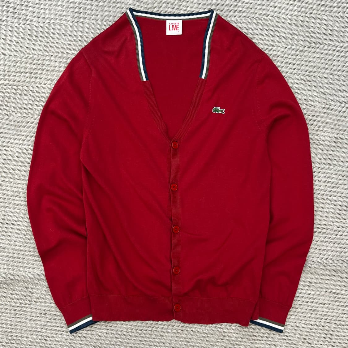 라코스테 니트 가디건 r0422 상품이미지1