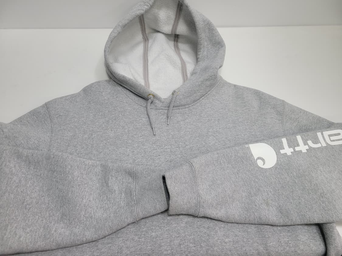 carhartt 칼하트 미드웨이트 팔로고 후드 티셔츠 / 남 M 그레이
 상품이미지3