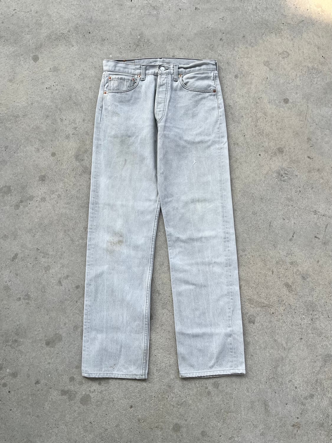 빈티지 리바이스 501 데님 팬츠 그레이 상품이미지1