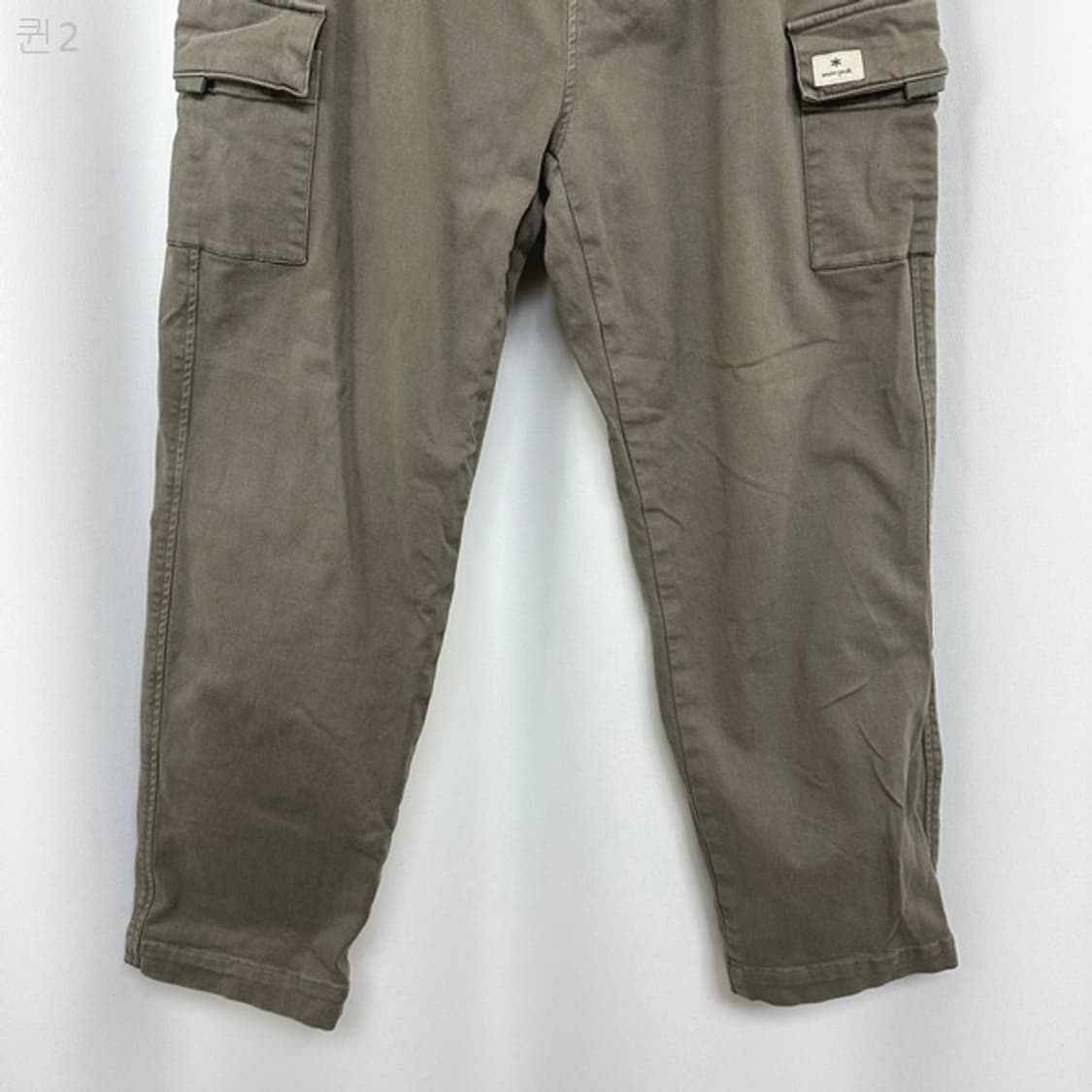 스노우피크 여자 밴딩 스판 카고 면 바지 90 상품이미지5