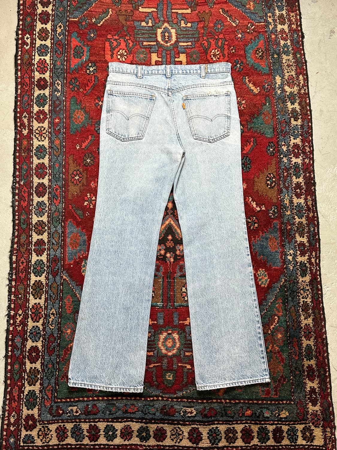 80’s USA Made 빈티지 리바이스 517 오렌지탭 부츠컷 상품이미지4