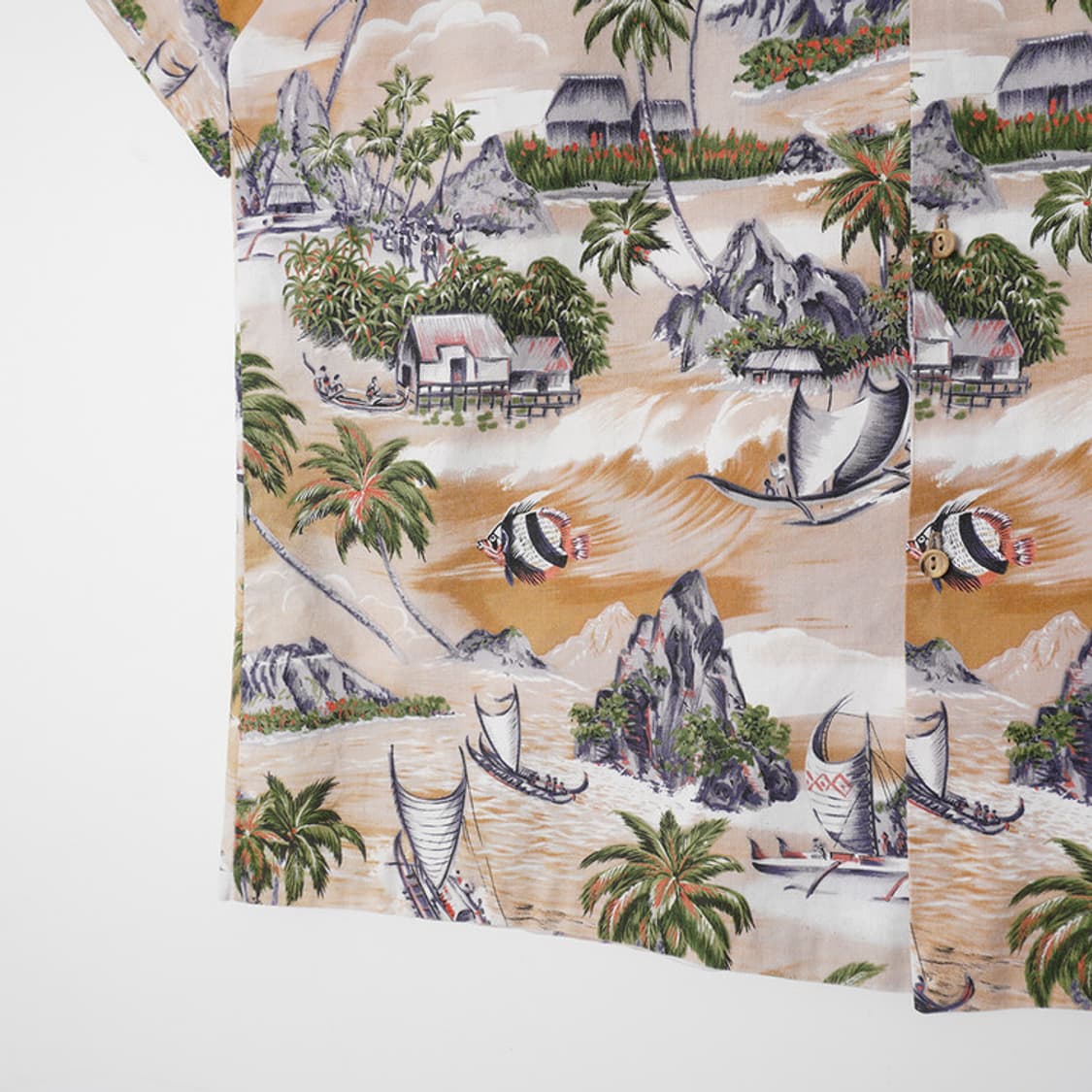 RJC (Hawaiian, USA Made) 하와이안 셔츠 XL 상품이미지6