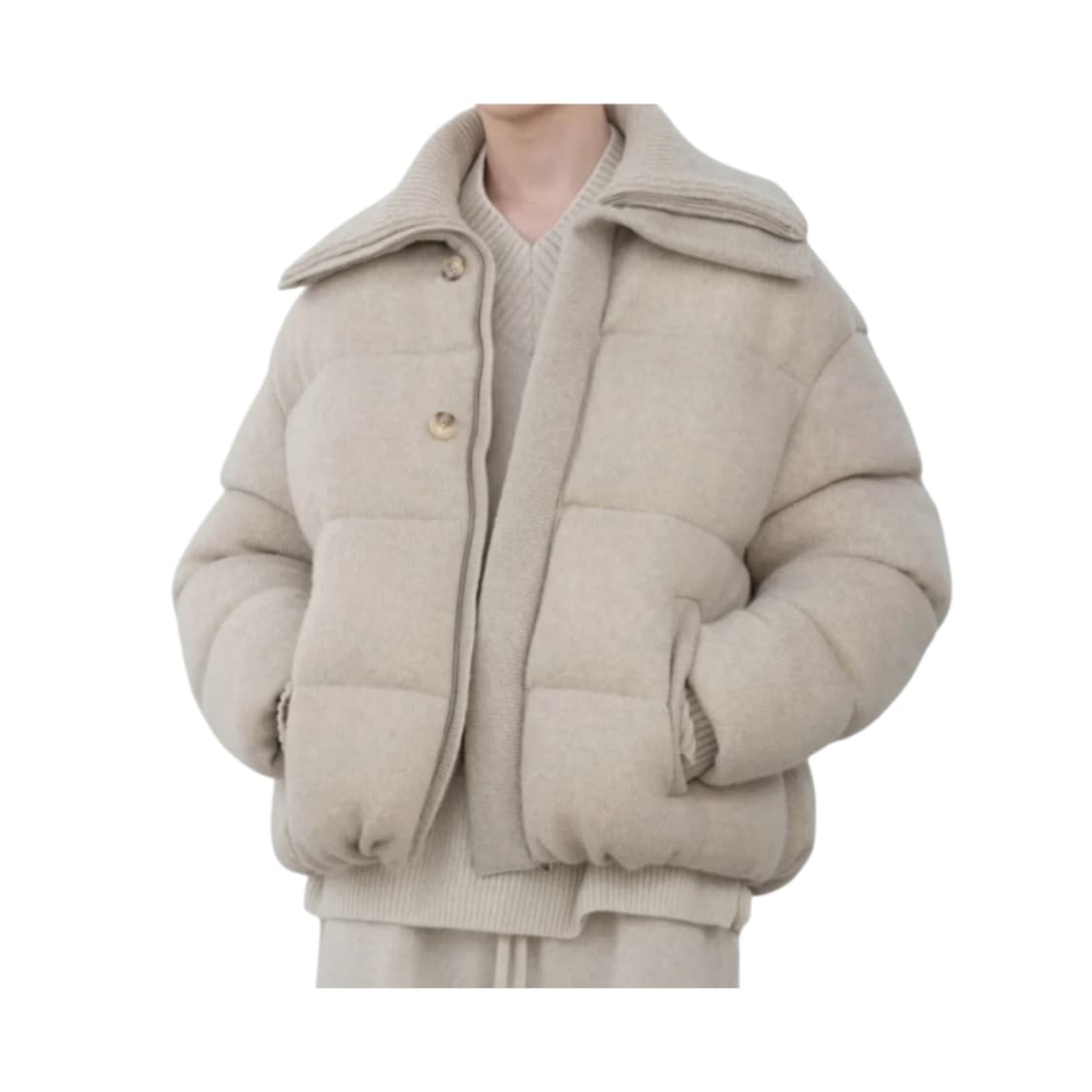 [M] 우마뭉 니트 패딩 상품이미지1