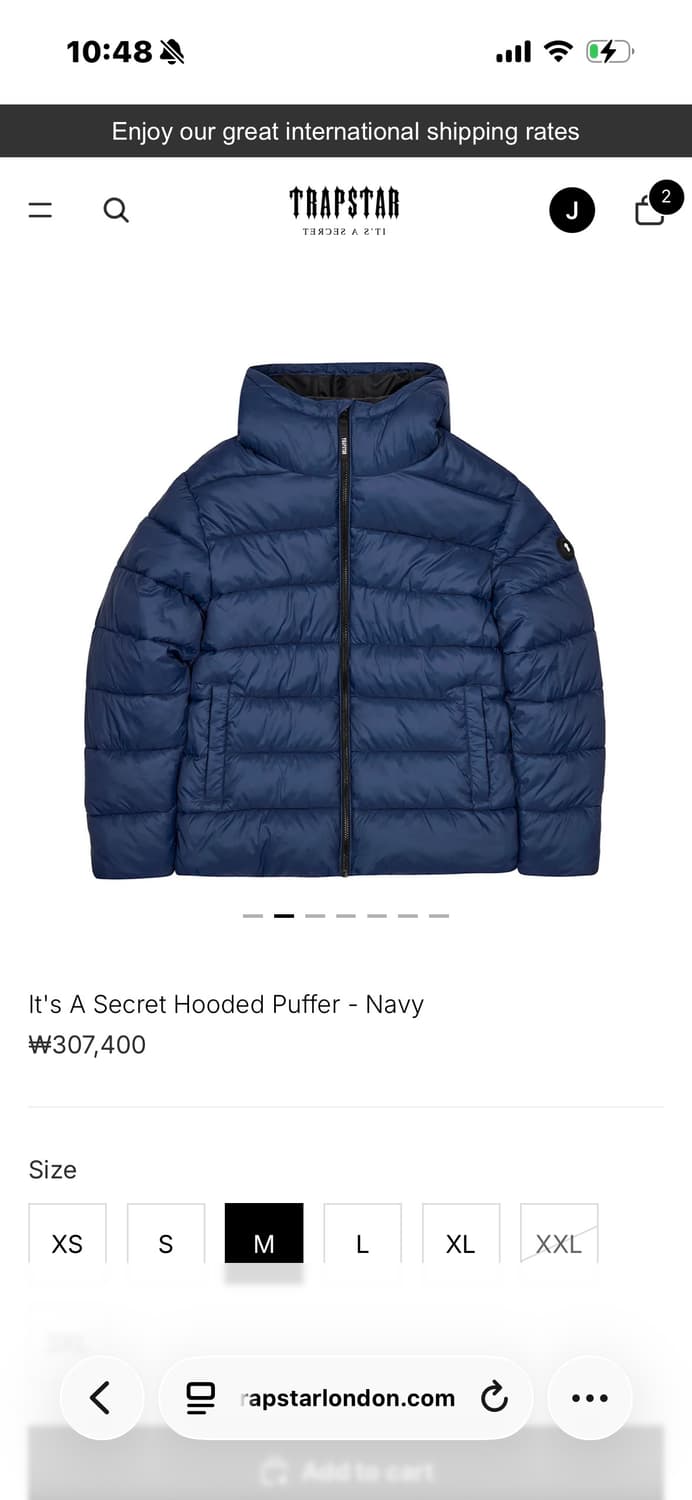 트랩스타 후드 푸퍼 상품이미지7