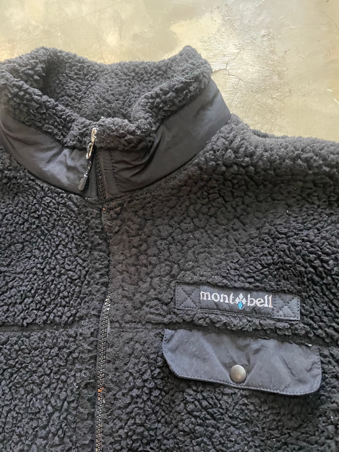 몽벨 플리스 블랙 L 상품이미지4