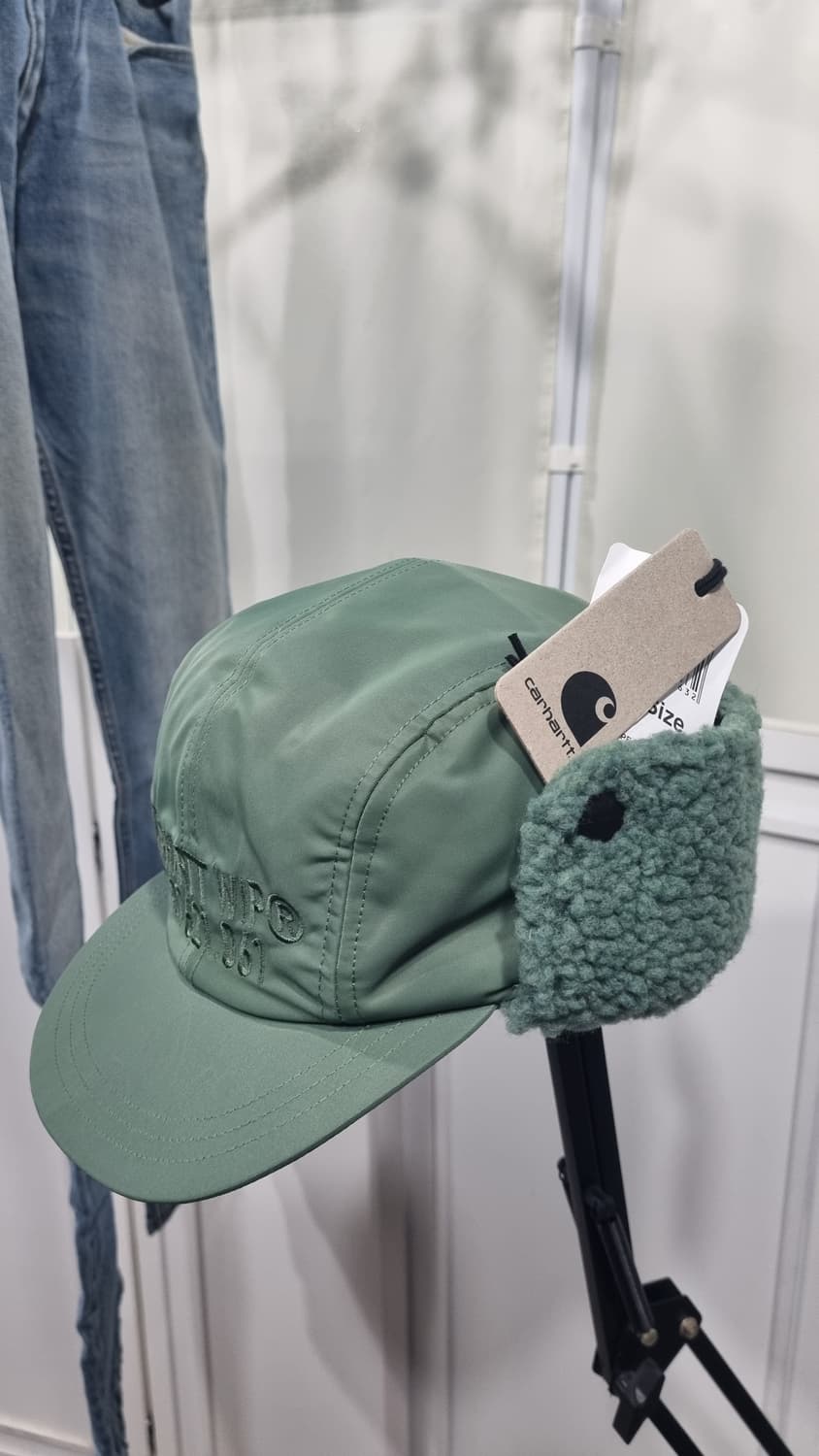 CARHARTT WIP) 칼하트 카키색 윈터캡 원사이즈 거의새거 상품이미지2