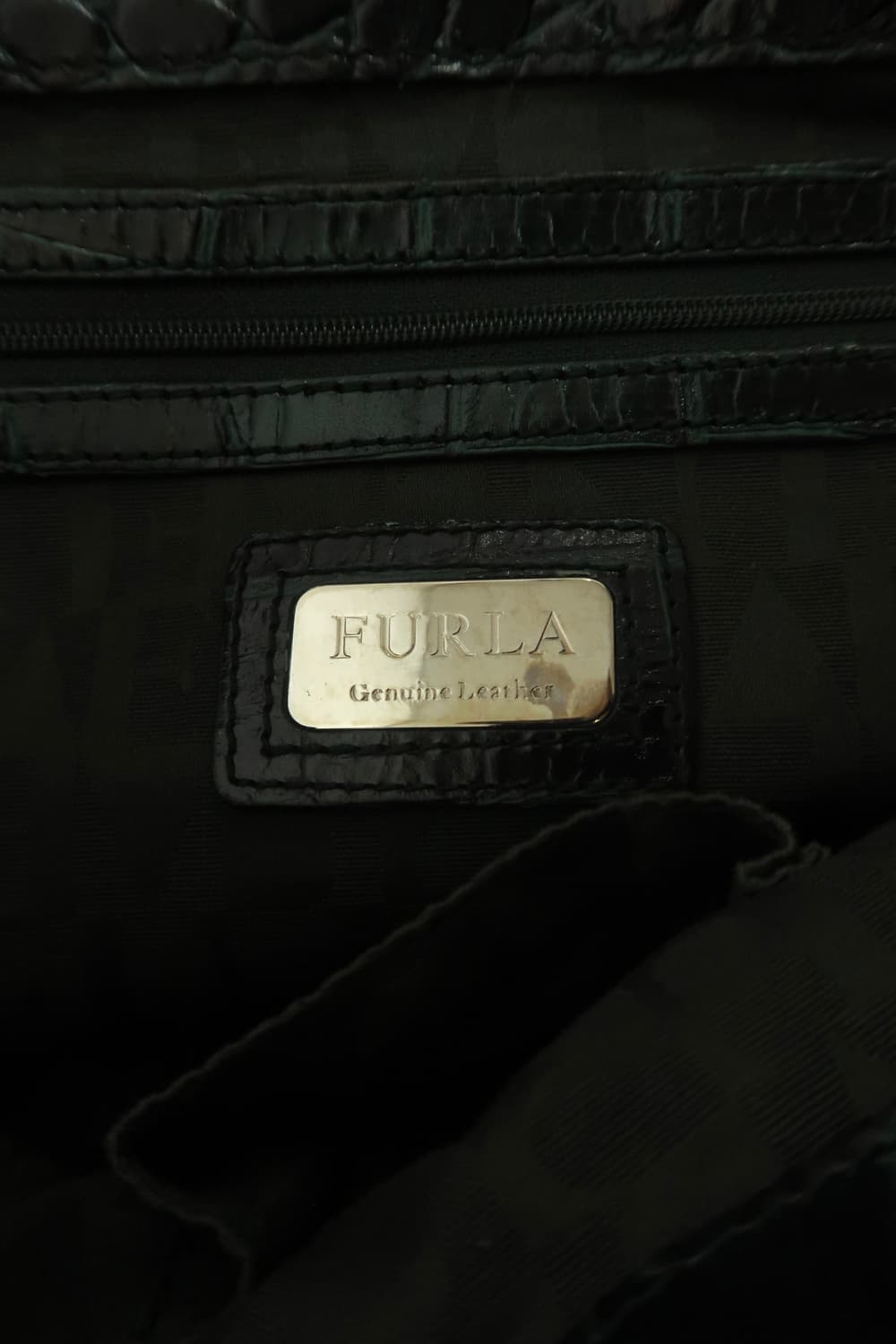 훌라 악어가공 소가죽 핸드백 FURLA HANDBAG  상품이미지7