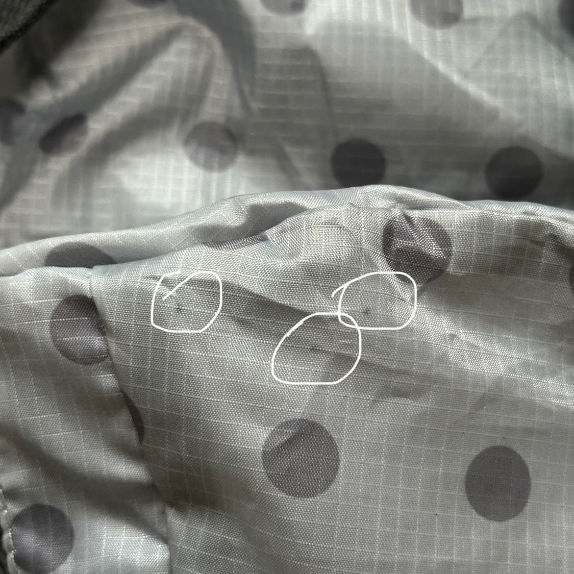 하이산 도트 백팩 차콜 상품이미지6