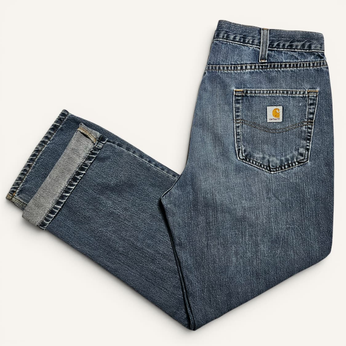 [38X32][칼하트 Carhartt] 릴렉스핏 데님 워크 팬츠 상품이미지3