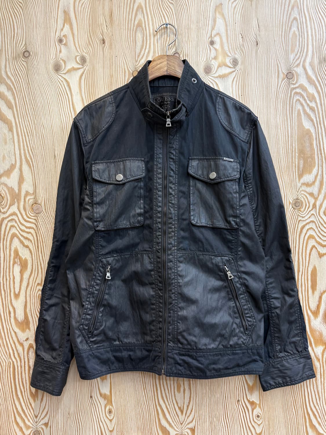 게스 코티드 바이커 자켓 상품이미지1