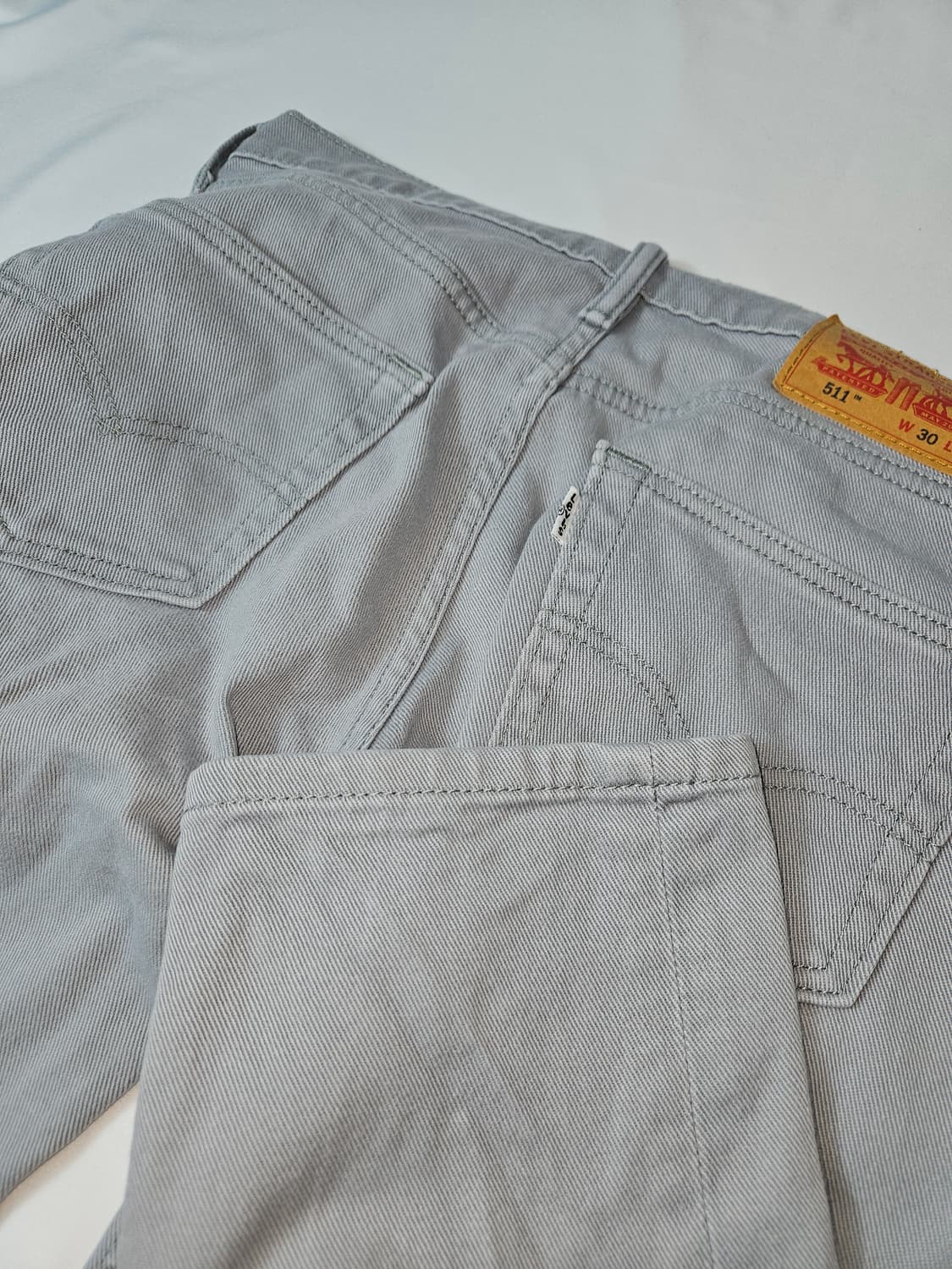 리바이스 511 화이트탭 그레이진 데님팬츠 바지 코튼 워크 30 상품이미지6