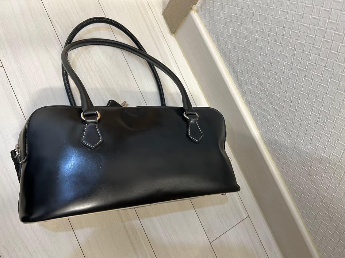 프라다 빈티지 볼링백 토트백 상품이미지9