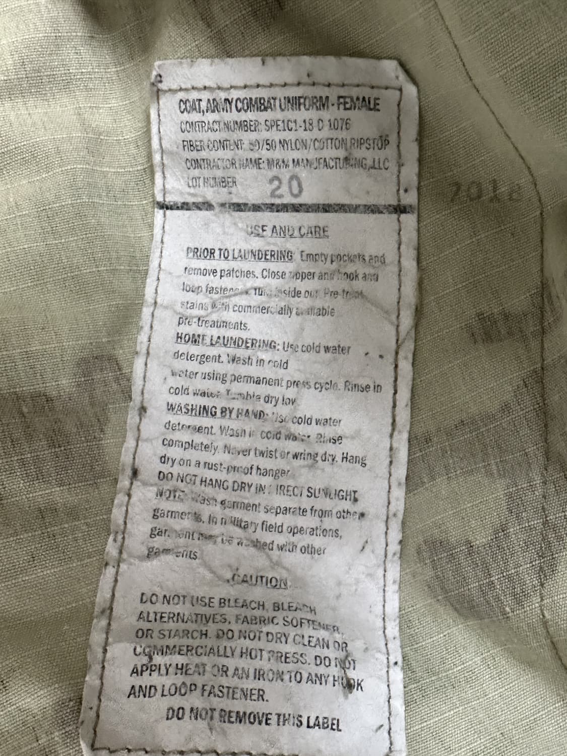 미군 여군용 OCP 멀티캠 전투복 상의 (XS/R) (S) 상품이미지8