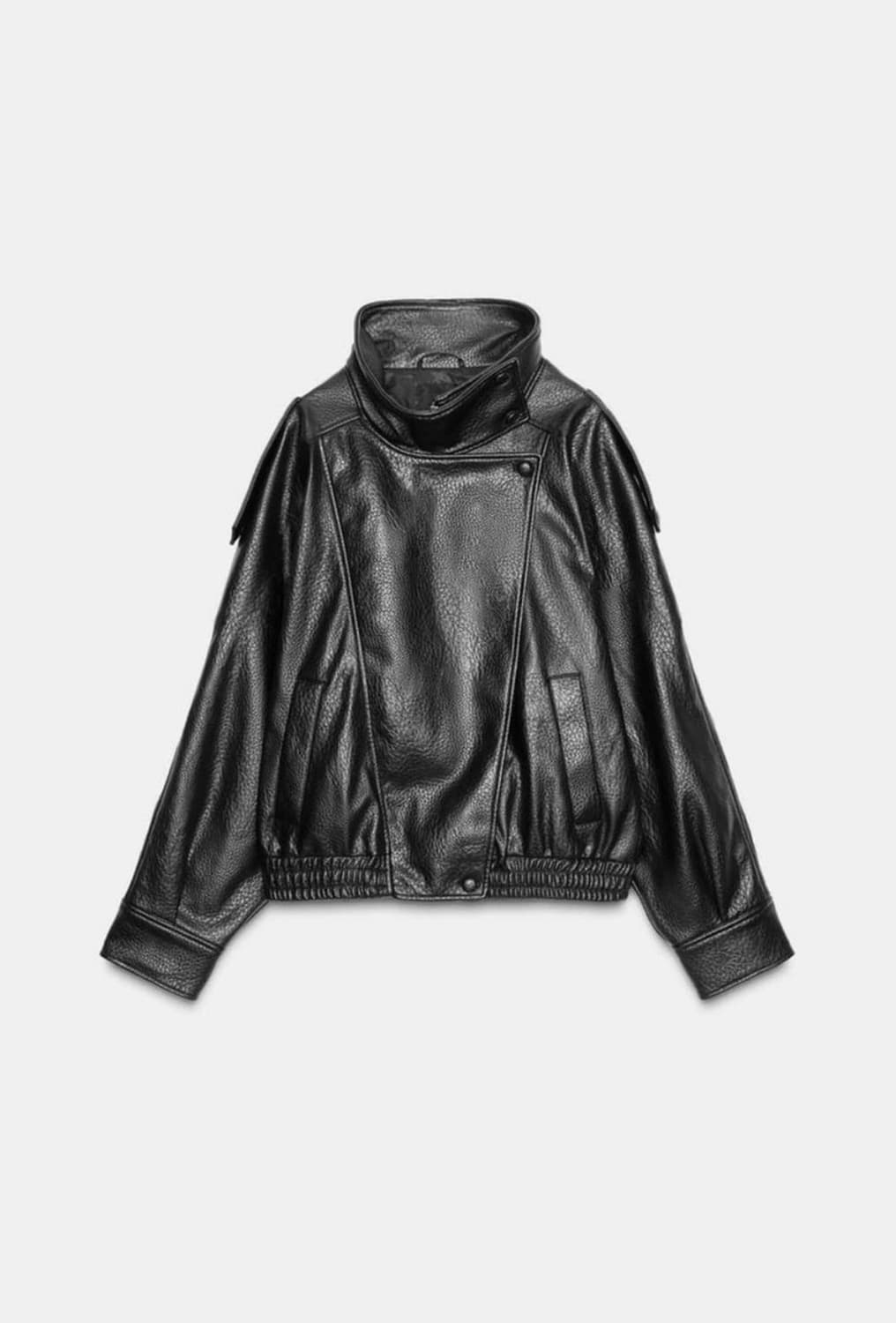 Zara fake leather jacket 상품이미지1