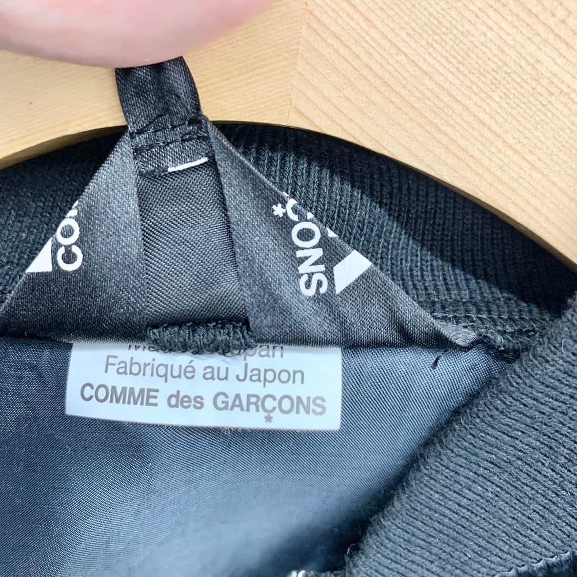 꼼데가르송 블랙 크롭 자켓  상품이미지5