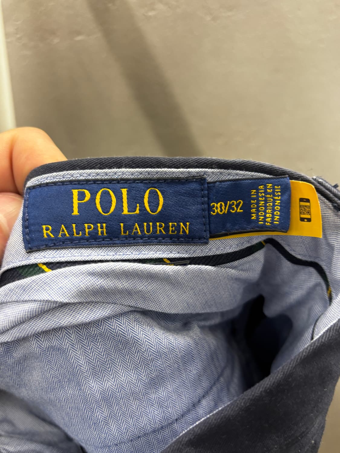 (데미지)폴로 랄프로렌 네이비 면바지 30/32 상품이미지4