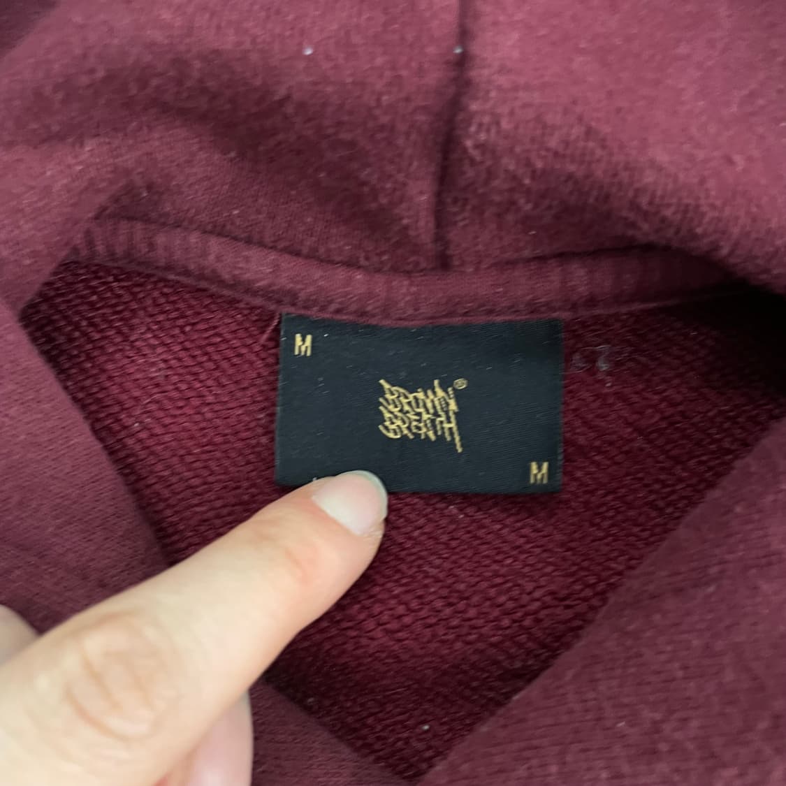 Brown Breath 브라운브레스 버건디 후드티 상품이미지5
