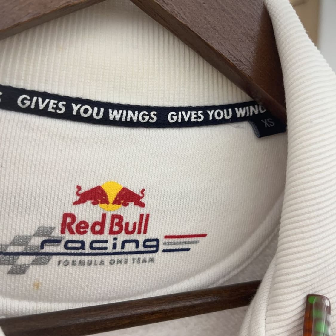 레드불 빈티지 모터사이클 레이싱 스웻 져지 집업 XS C09418 상품이미지4