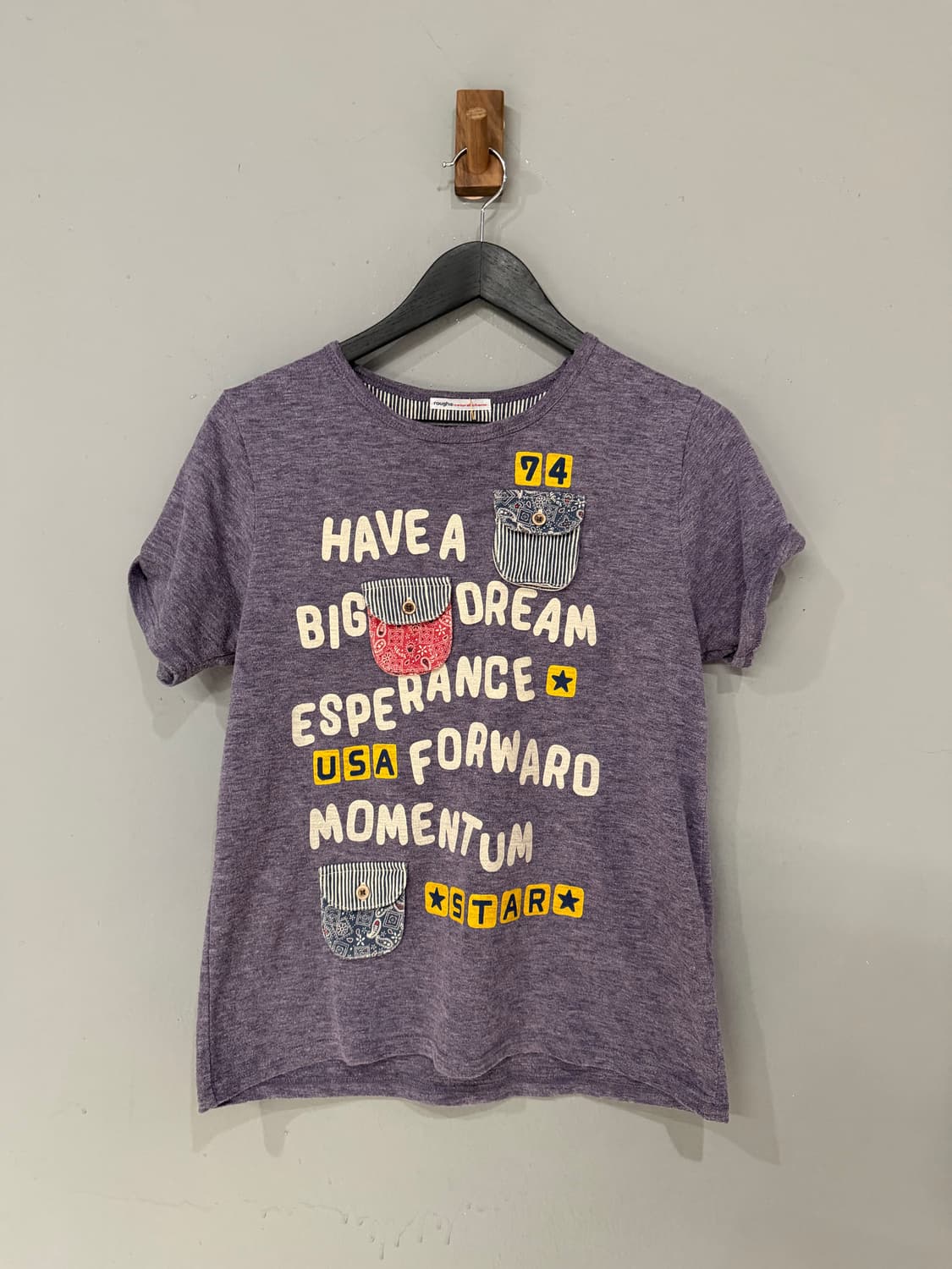 Rough lettering & pocket detail tee 상품이미지6