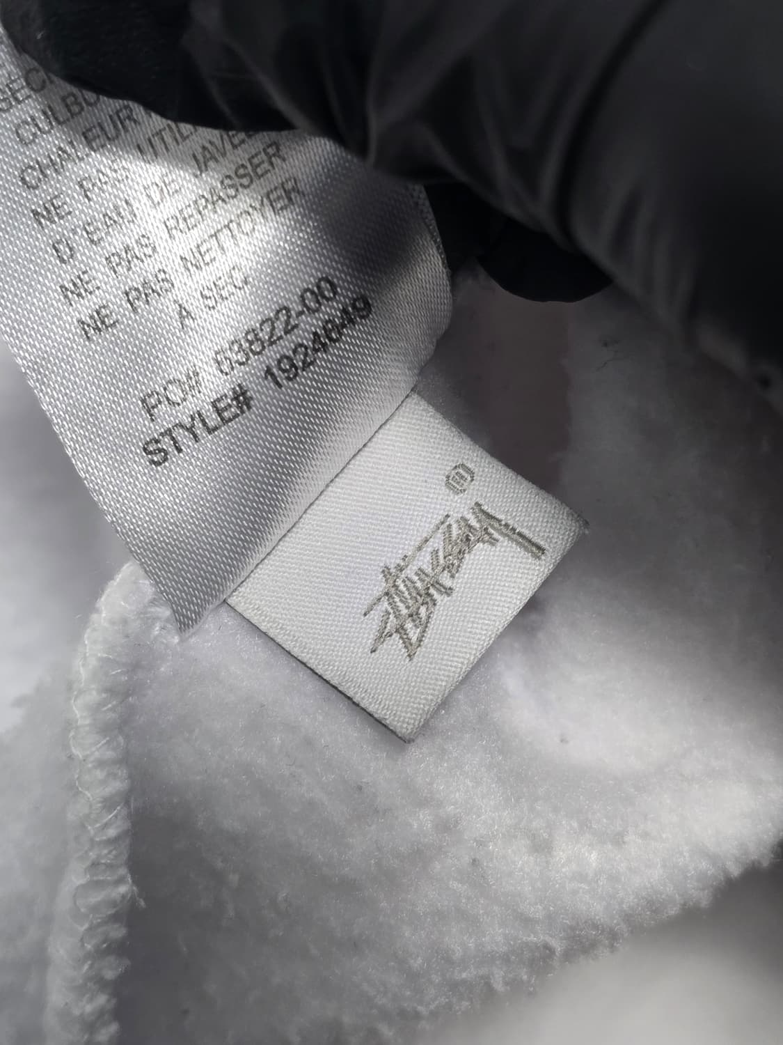 스투시 베이직 후드티셔츠 화이트 L 상품이미지8