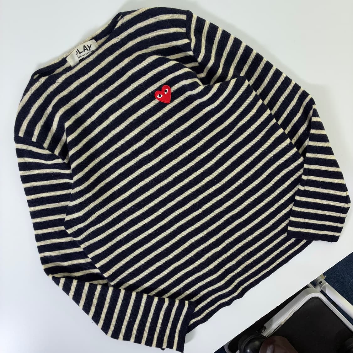 Comme des Garçons  꼼데가르송 울 스트라이프 니트 상품이미지2