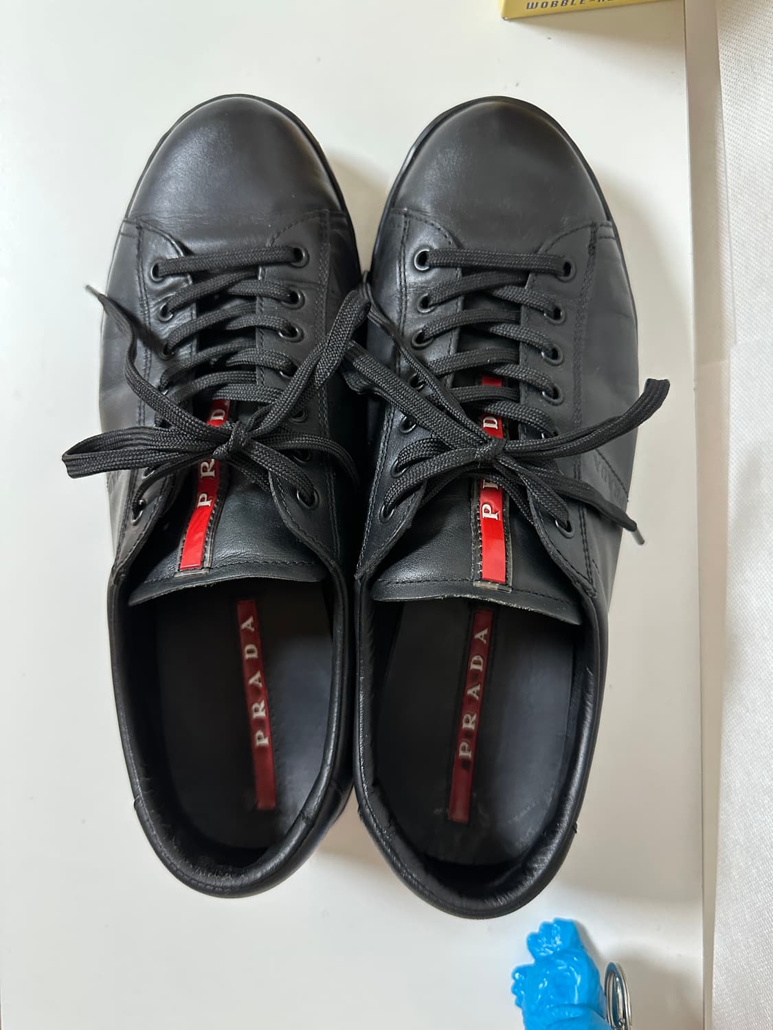 프라다 스포츠 가죽 스니커즈 상품이미지5