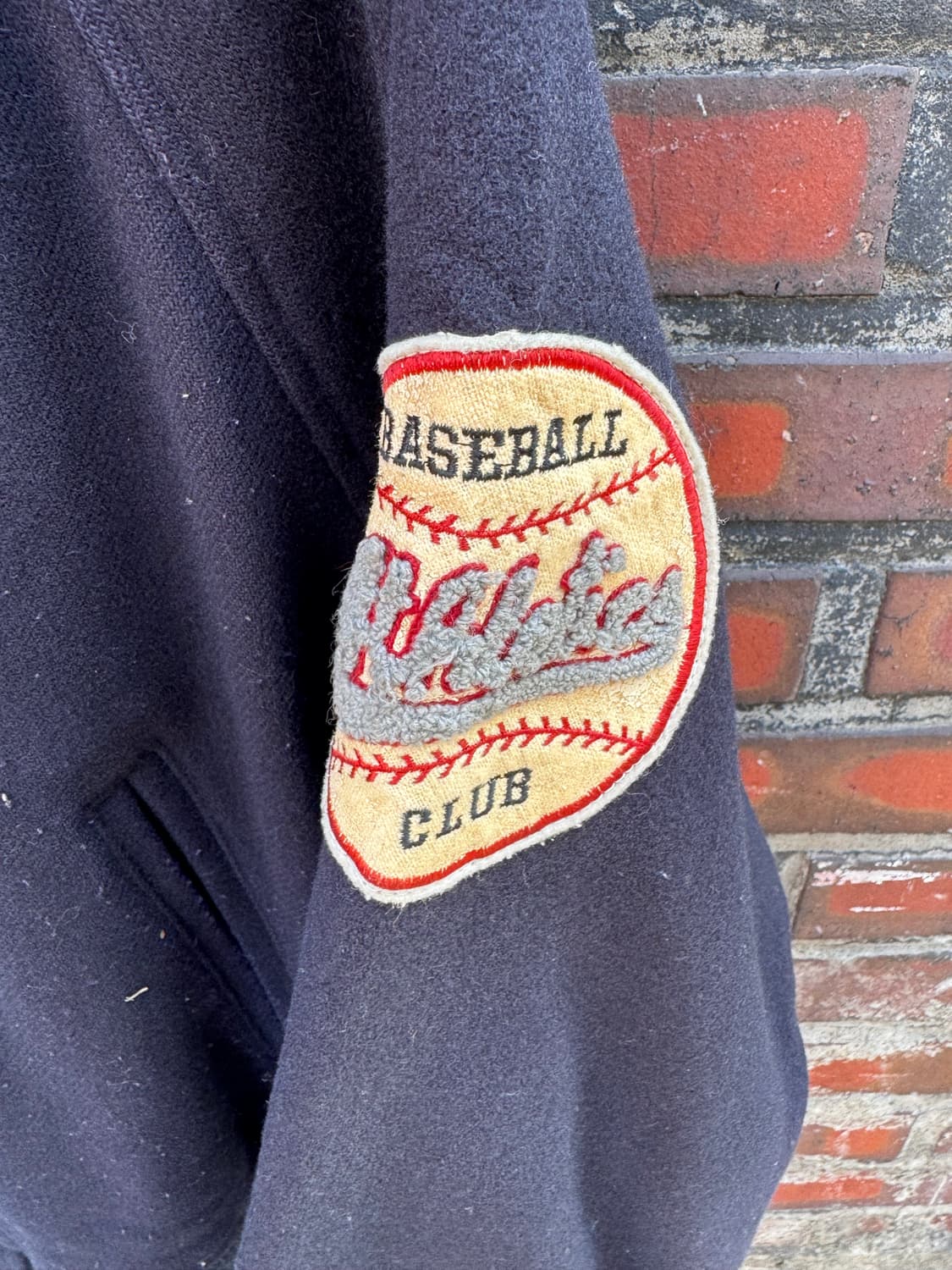 유니버시티샵 봄버 후드 바시티자켓  상품이미지5