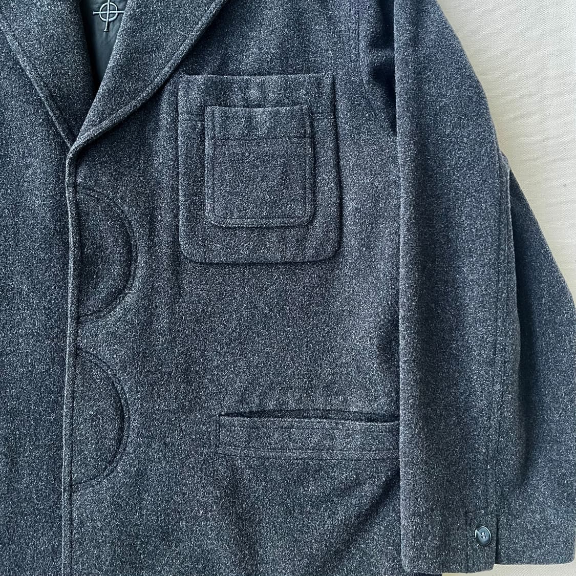 00s Uomo Imperfetto 울 미니멀 자켓 상품이미지4