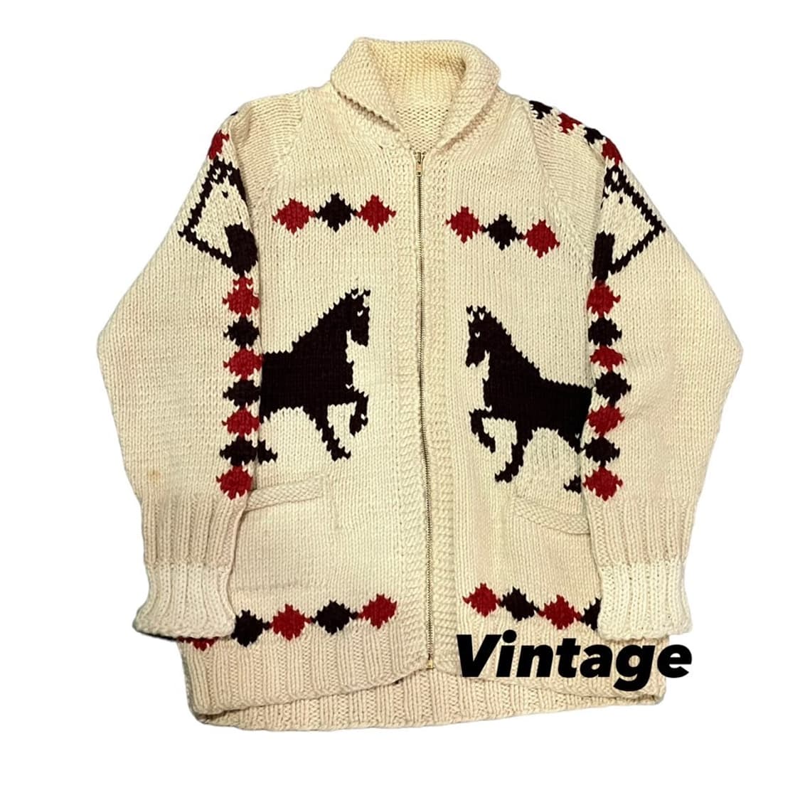 코위스찬 니트 집업 상품이미지1