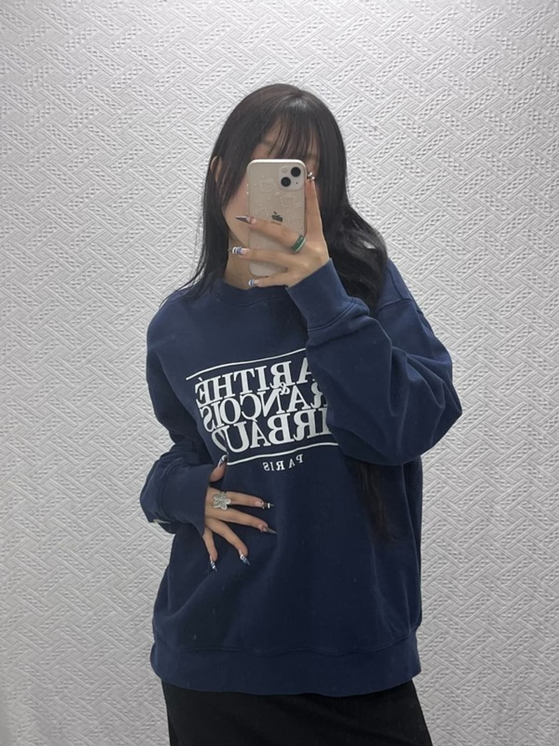 마리테 프랑소와 저버 모던 캐주얼 빈티지 맨투맨 L C07659 상품이미지1