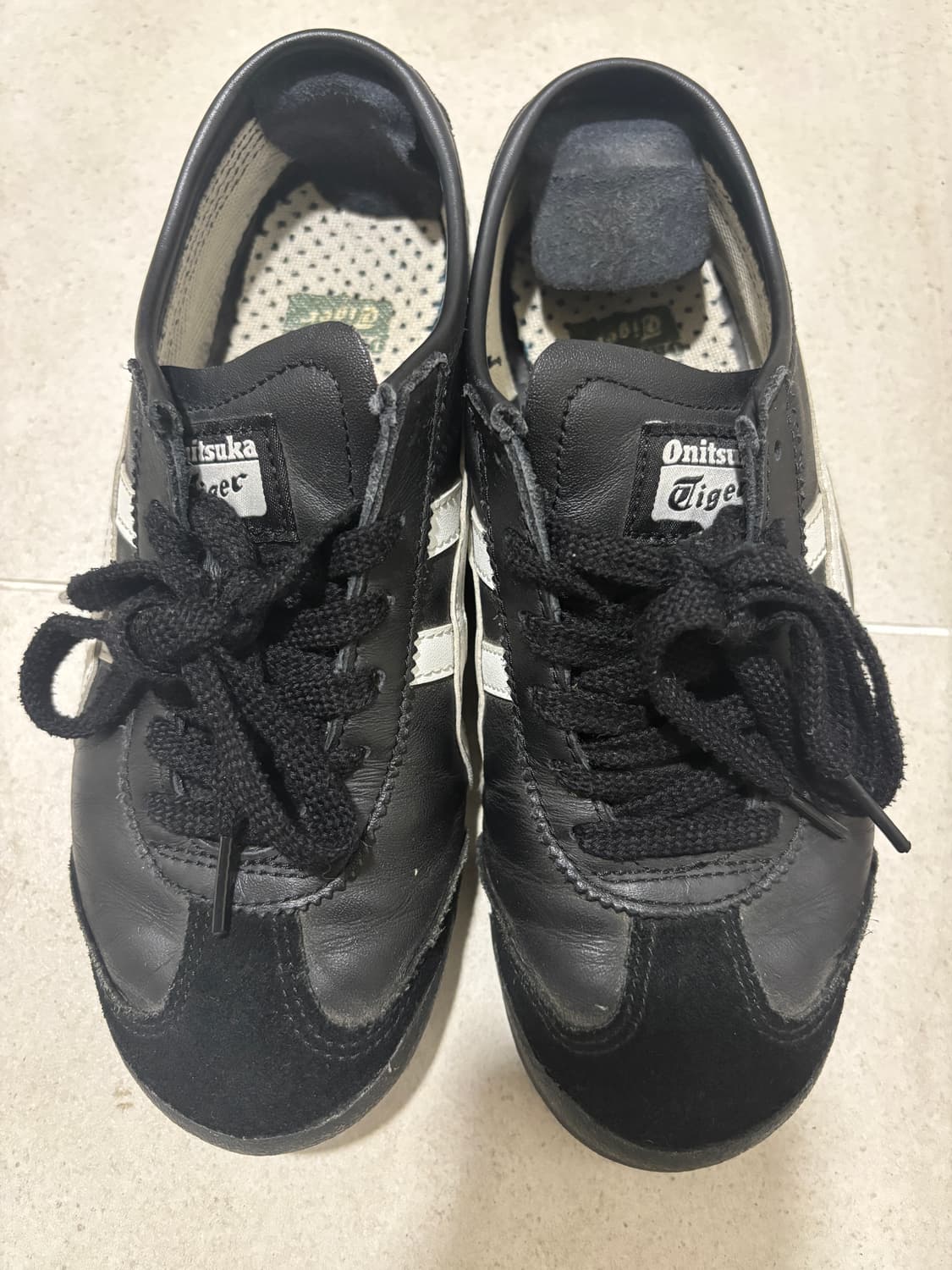 오니츠카 타이거 멕시코 66 블랙화이트 230 상품이미지3