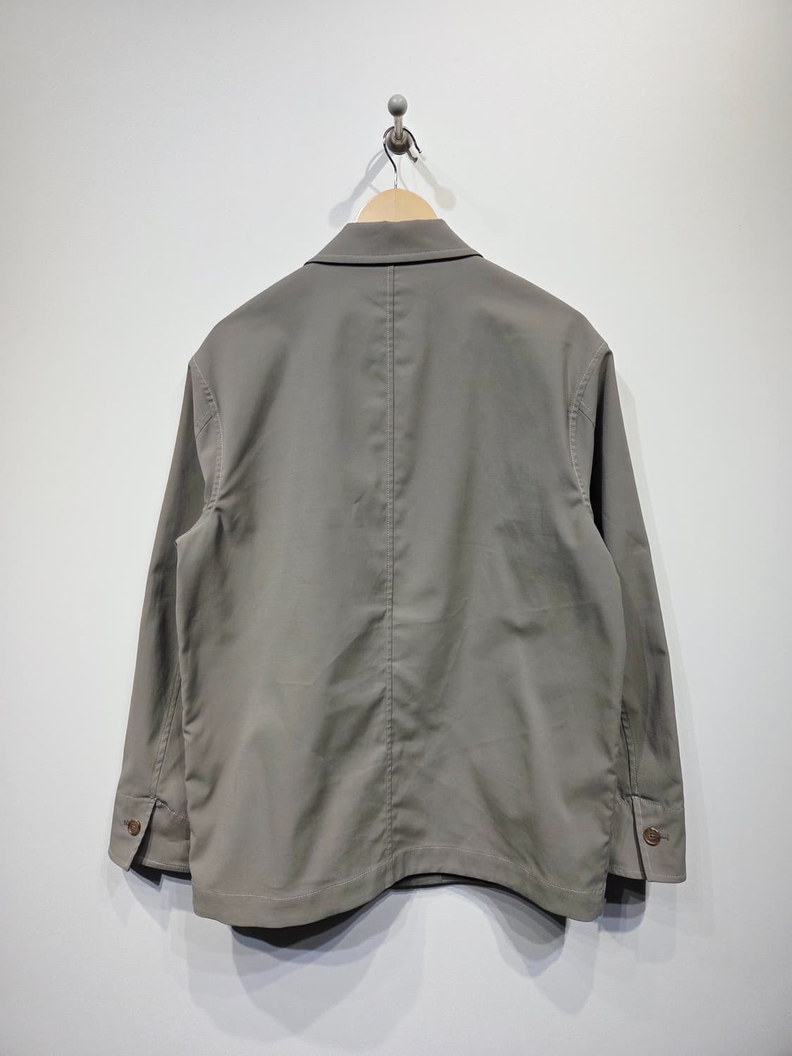 T.I FOR MEN 코튼 셔츠 카키_호칭48(100) 상품이미지6