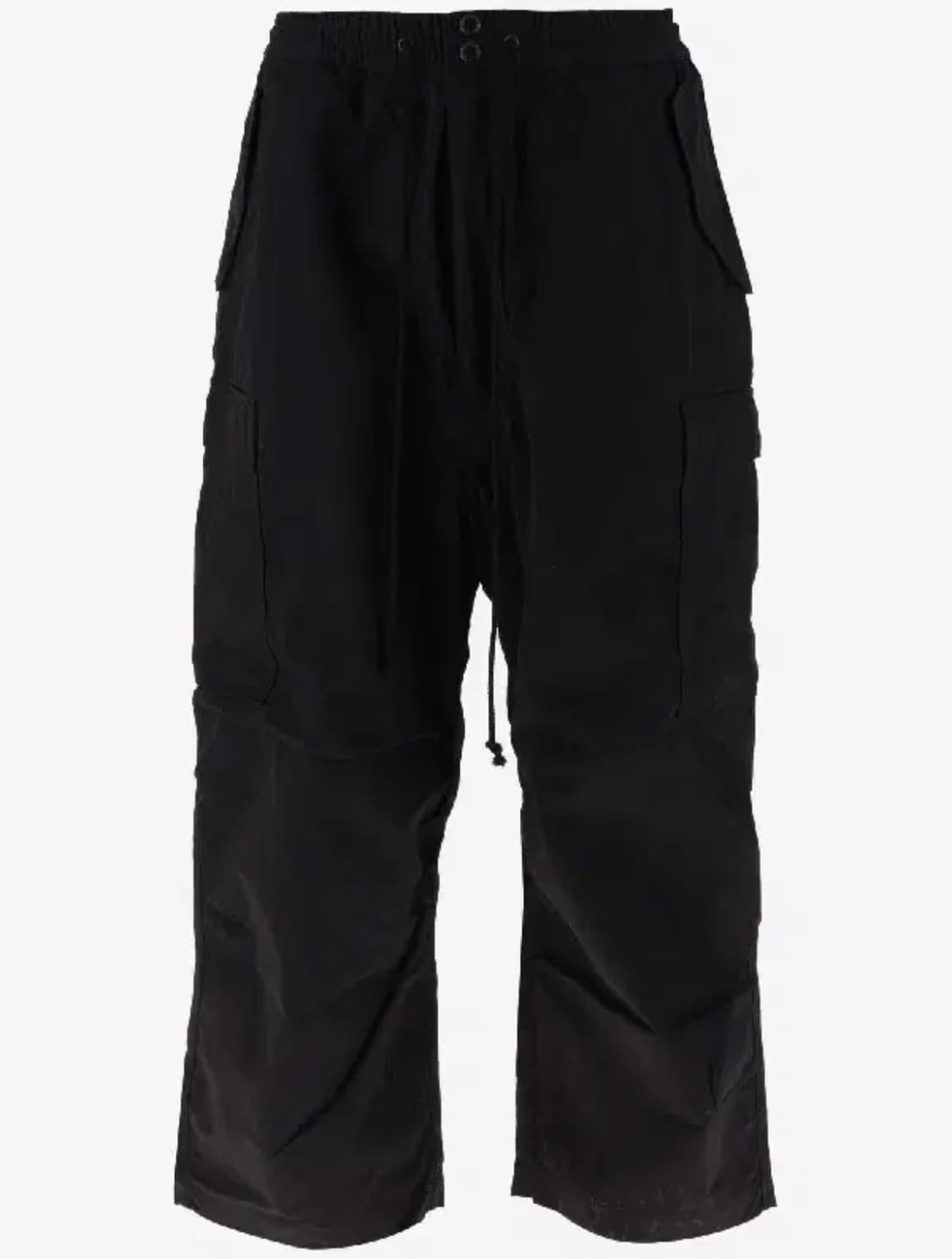 [S] 23FW 준야 와타나베 블랙 헤비 카고 나일론 팬츠 상품이미지3