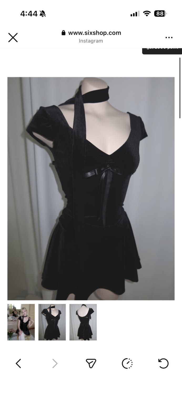 엔젤넘버555 벨벳 플레어 드레스 velvet flare 상품이미지1