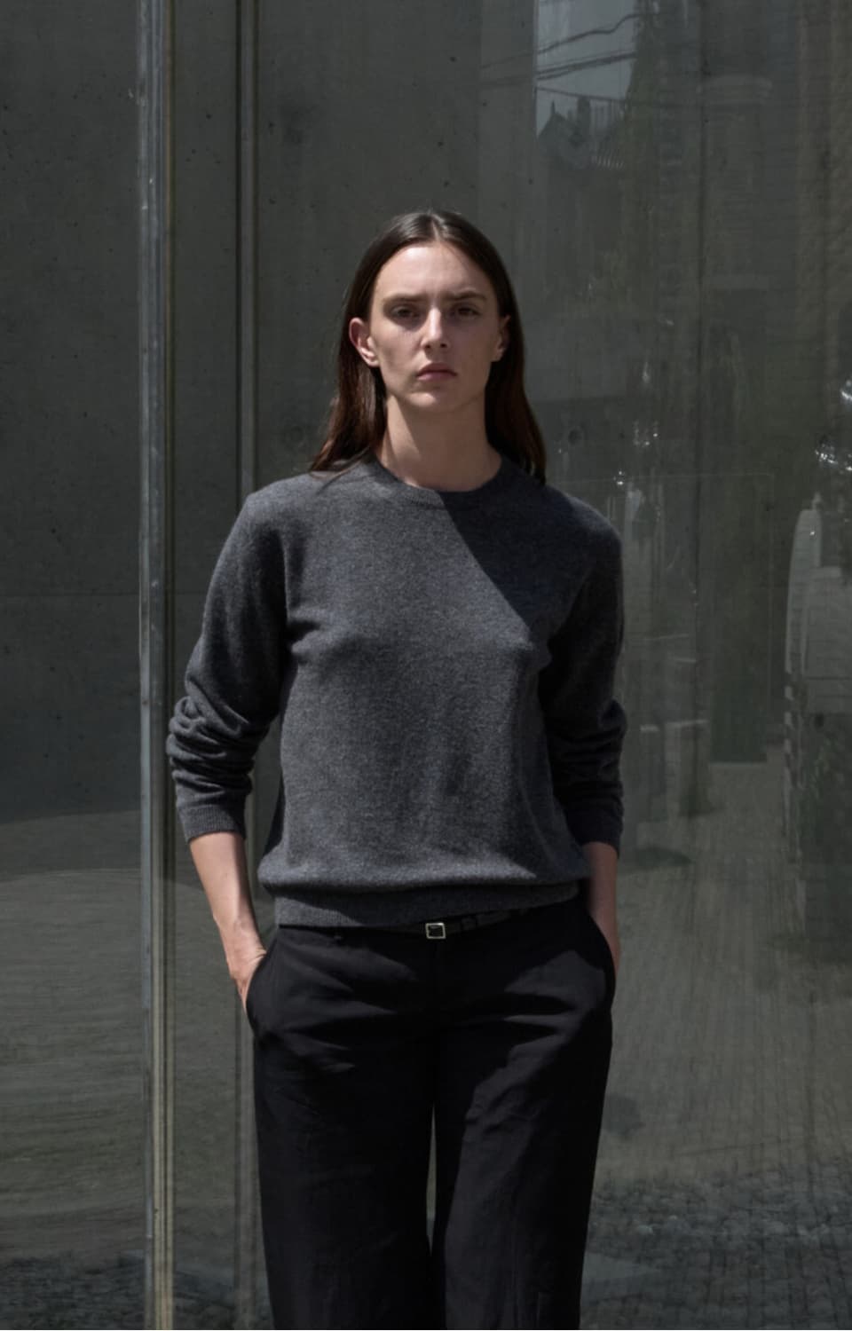 머듈 short knit black 상품이미지1