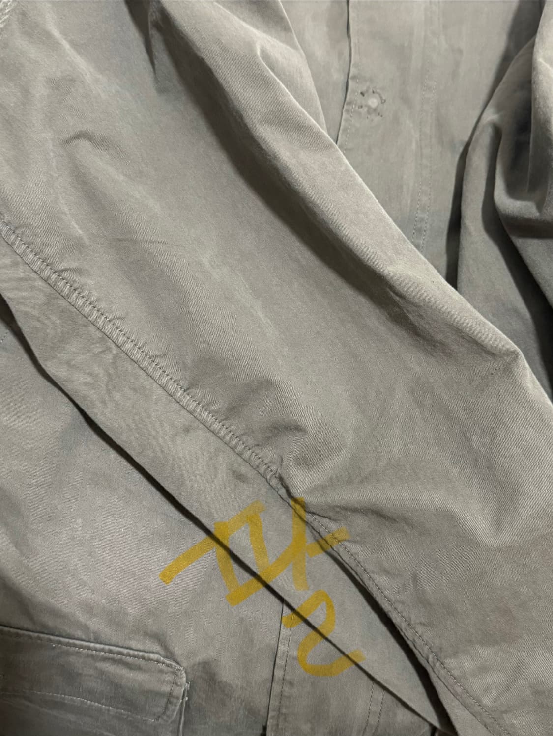 코이세이오 야상 워시드 밀리터리 재킷 머드 카키 상품이미지4