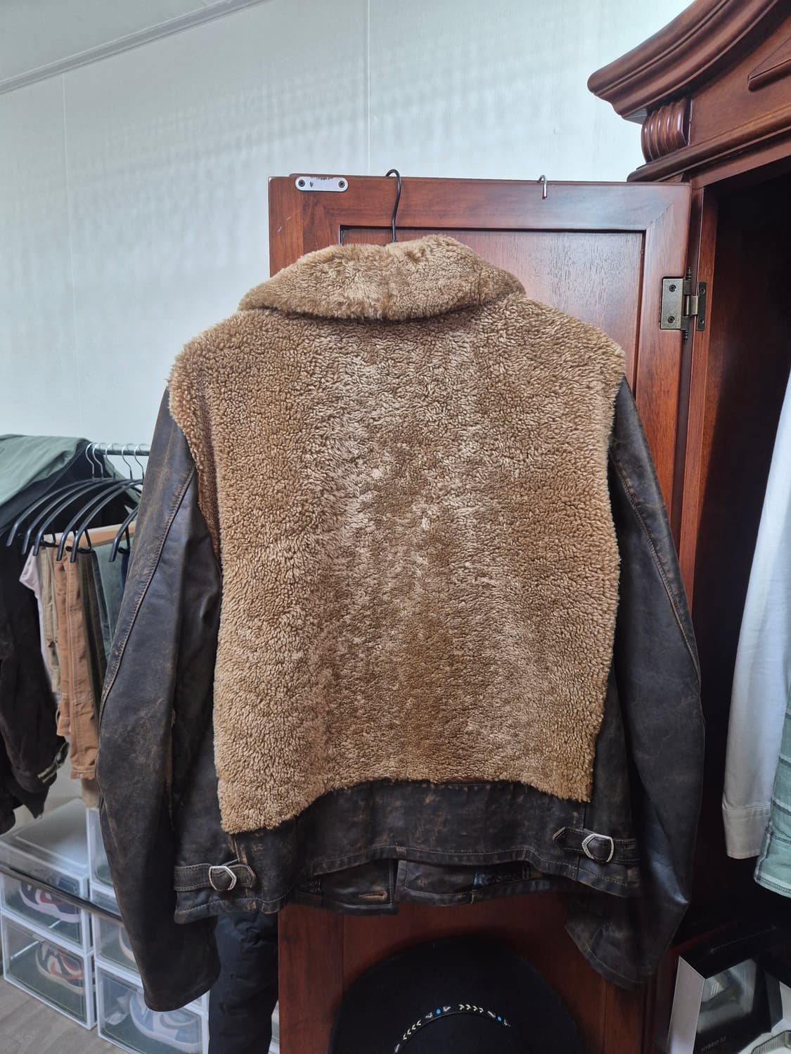 Rrl 그리즐리가죽자켓 상품이미지2