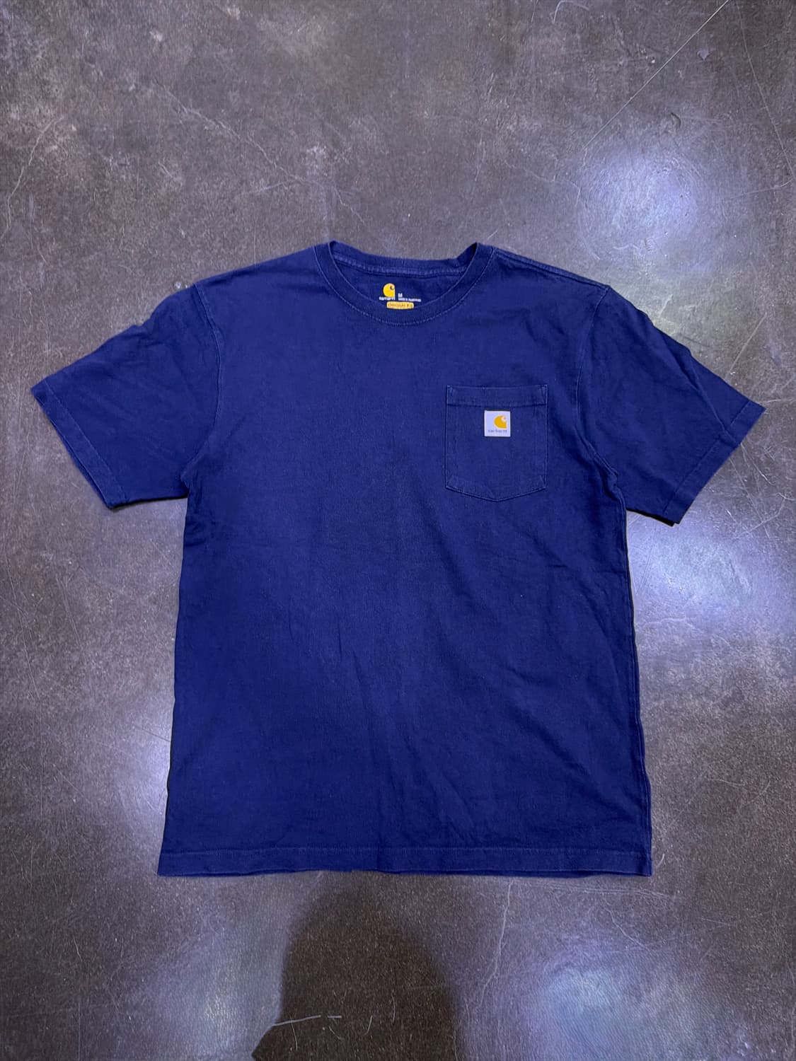 칼하트 빈티지 원포켓 오리지널핏 반팔티 네이비 M 상품이미지1
